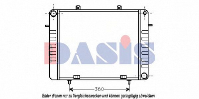 AKS DASIS 151050n -  Радиатор, охлаждение двигателя
